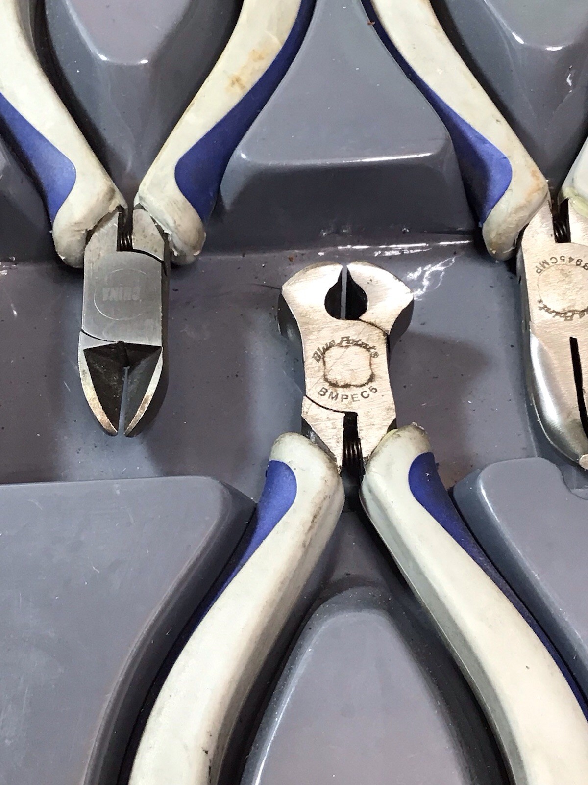 Blue-Point Tools BMPL1000 10-Piece NICE Soft Grip Mini Pliers And Cutters Set