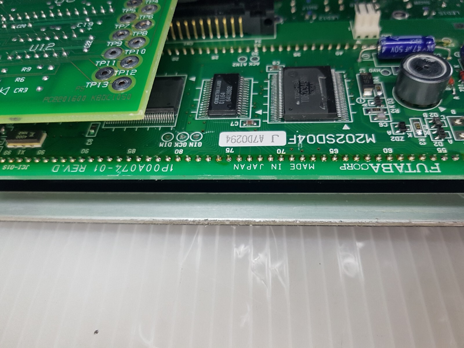 Lumenis SHARPLAN ASSY OPERTN. PANEL, FUTABA M202SD4F, 1P00A074-01 REV. D