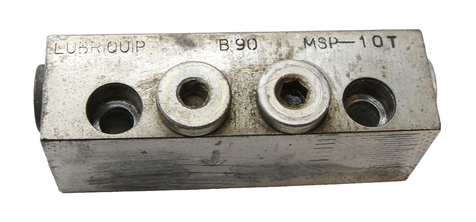LOT OF 3 LUBRIQUIP MSP-10T DIVIDER VALVE