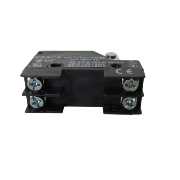 1PCS ERSCE switch M3-11-NO+NC(250VAC 10A) belt wheel