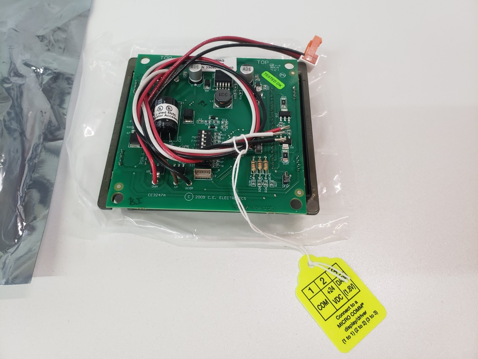 UNUSED – TKE ThyssenKrupp 9762003 Hall Arrow Indicator ASB30-XMAG CE3247A