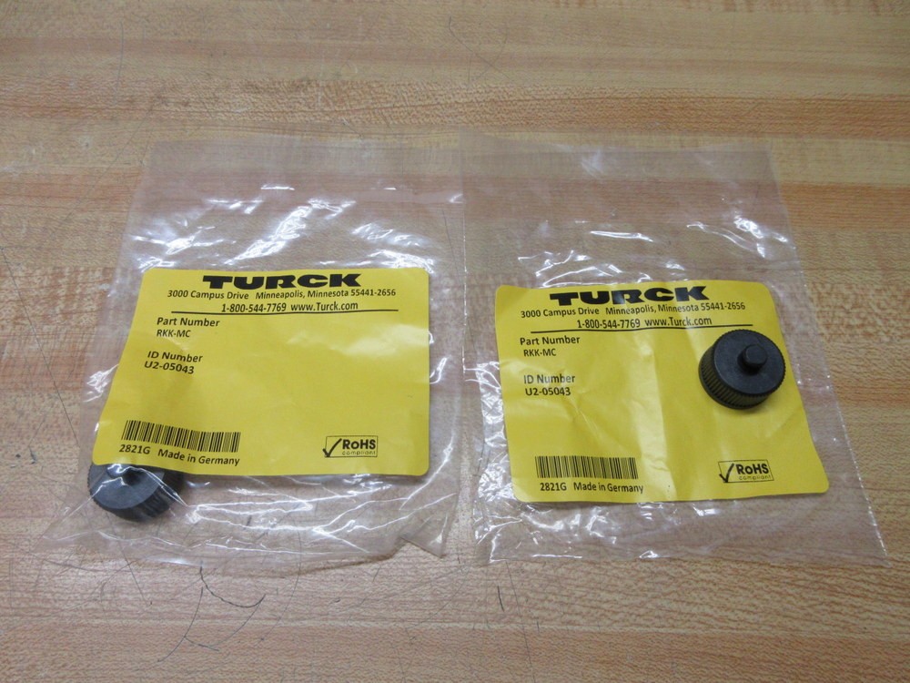 Turck RKK-MC Closure Cap U2-05043 (Pack of 4)