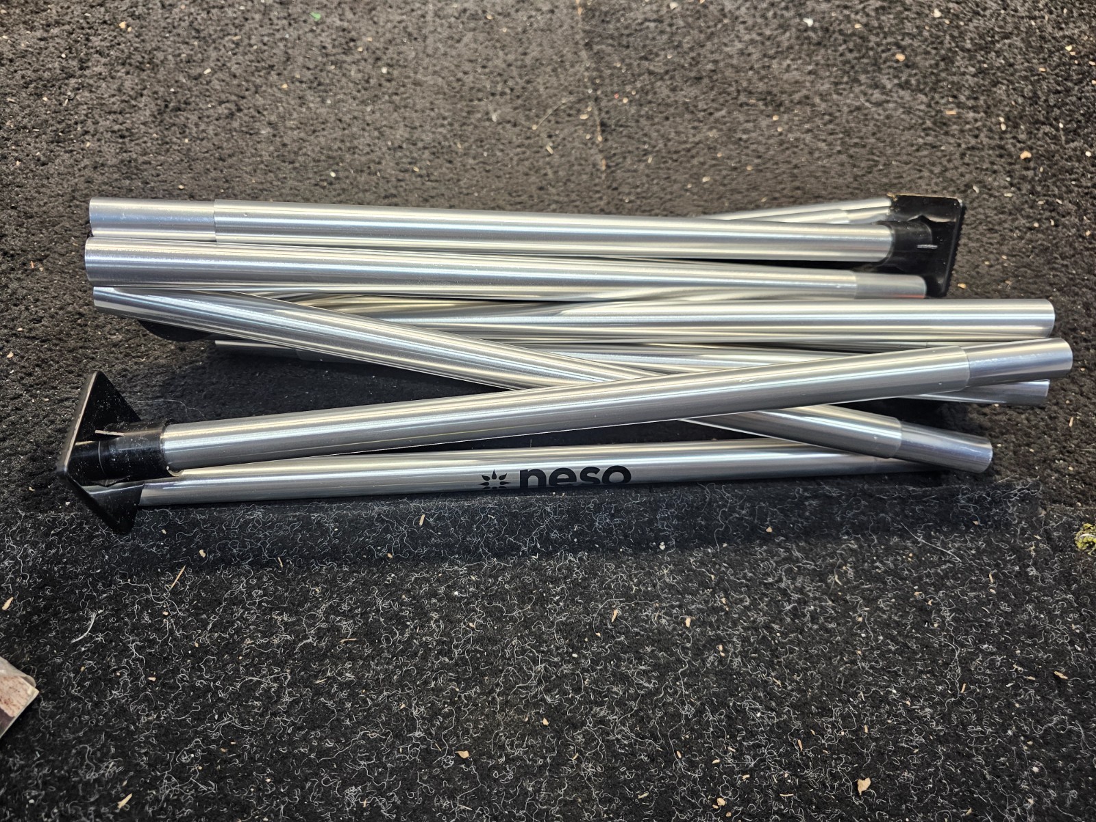 (QTY 2) Neso PXX2PK Extra Poles For Beach Tent With Patented Pole Base Gigante