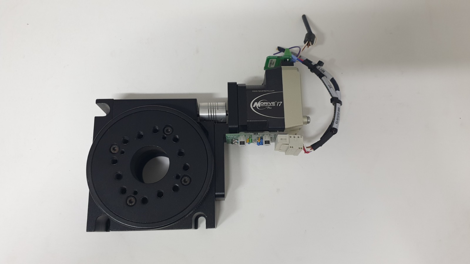 Novanta IMS MDrive 17 Plus MDI1PRL17A4 Motor w/ Rotary Stage Assembly