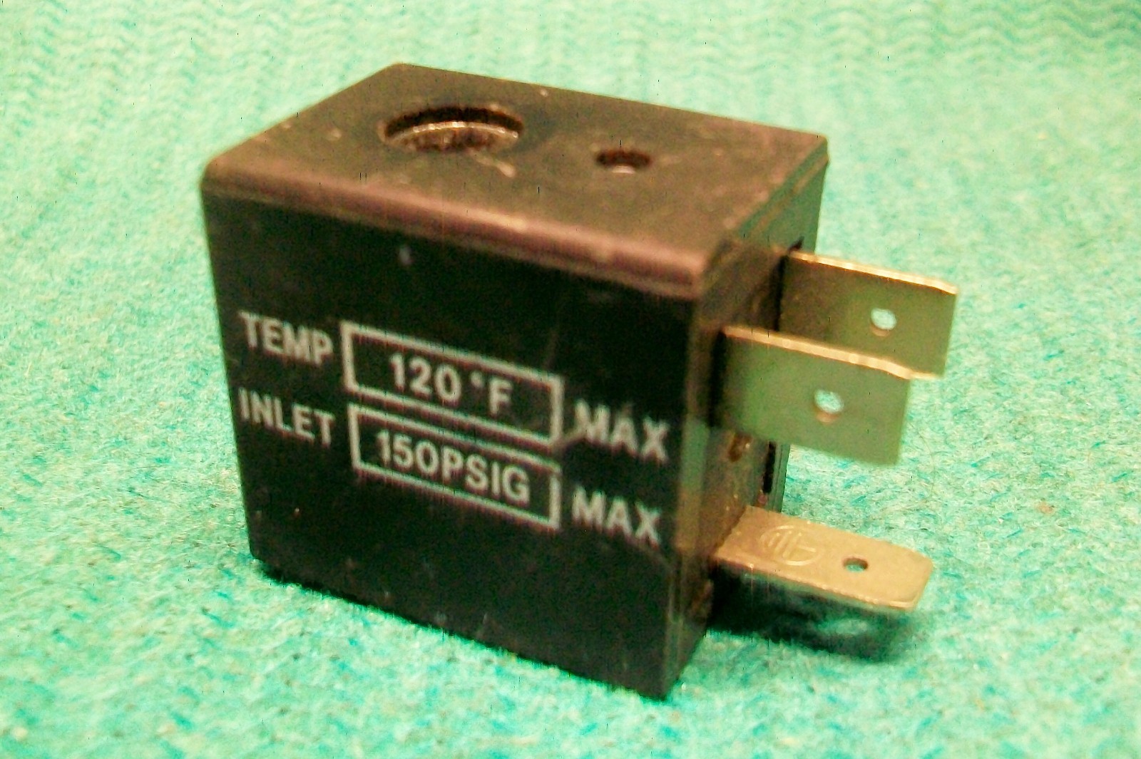 SOLENOID VALVE B95P 100 110/120V 8.0VA0.07A TEMP 120ºF MAX INLET 150PSIG MAX