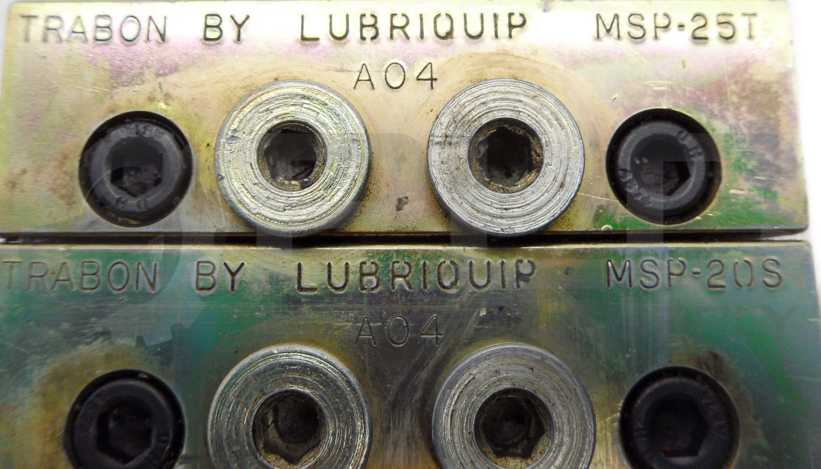 LUBRIQUIP MSP-25T MANIFOLD DIVIDER VALVE MSP-20S,MSP-20T,MSP-10T(2)