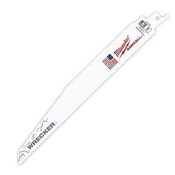 Milwaukee 48-00-5706 9 8TPI SUPER SAWZALL WRECKER DEMOLITION BLADE