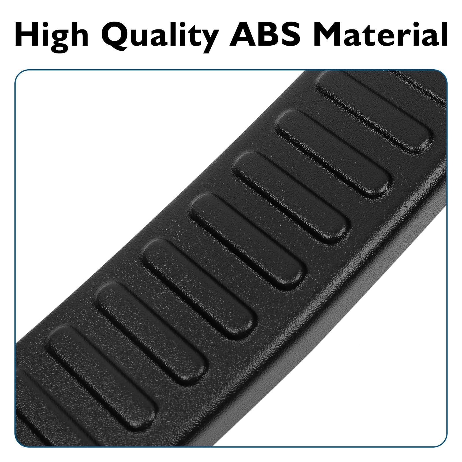 Rear Bumper Protector Guard Matte Black for SUVs