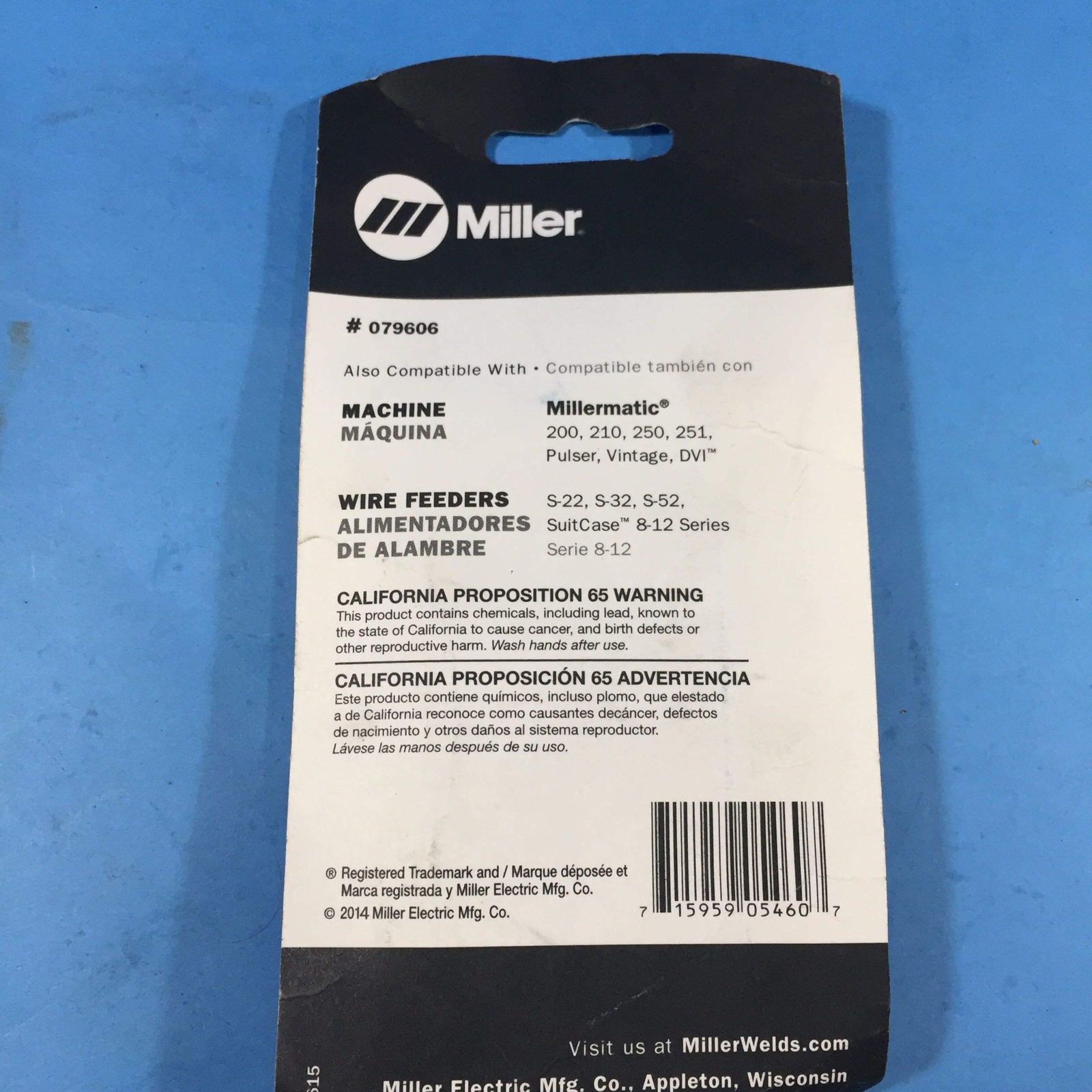 Miller Electric Drive Roll Kit,V-Knurl (79606)