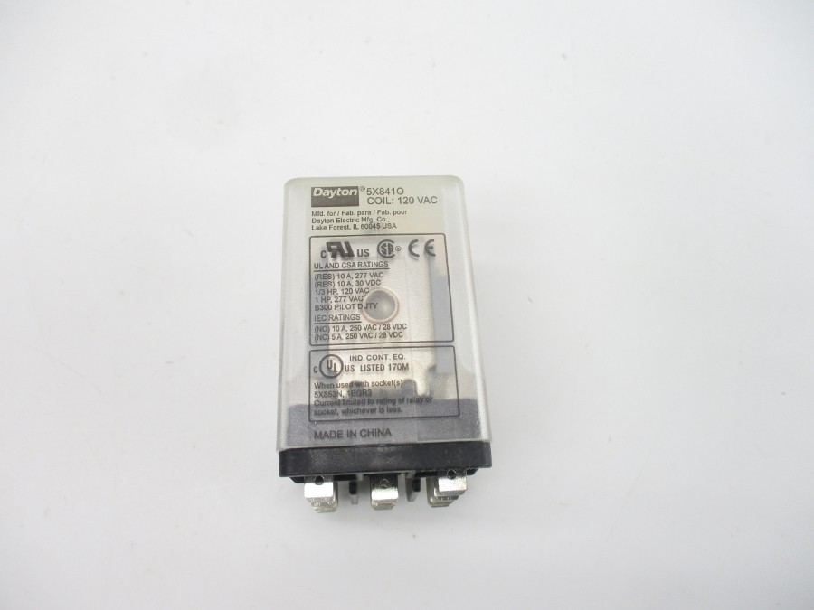 DAYTON 5X841O 120VAC 10A NSMP