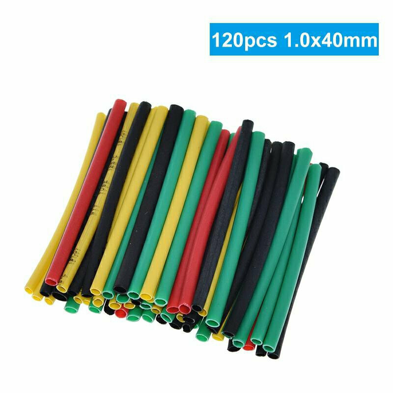 328 Pcs Heat Shrink Tubing 5 Colors 8 Sizes Assorted Tube Wrap Sleeve Set Combo