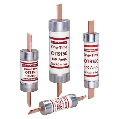 OTS150 K-5 Fuse, 600VAC/300VDC, 50kA AC/20kA DC, 150A, 1-13/16″ D x 9-5/8″ L