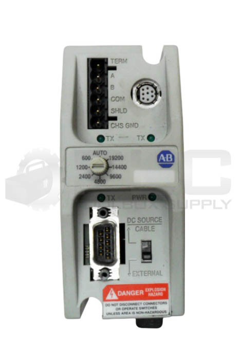 ALLEN BRADLEY 1761-NET-AIC /B ADVANCED INTERFACE CONVERTER 24VDC