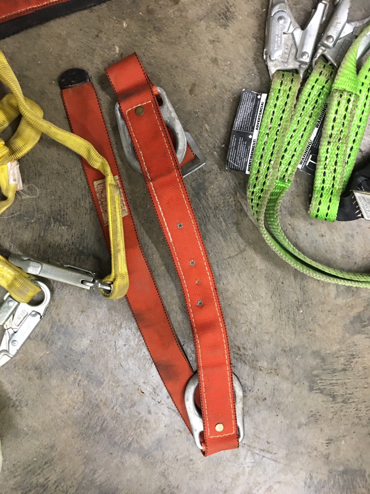 Miller, Klein, Safety Lanyards, Vests, Belts Lot, 8798B/6FTGN