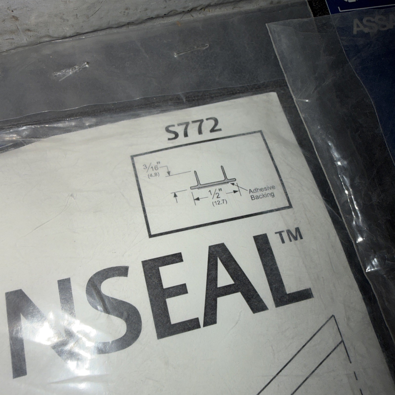 Assa Abloy Pemko S772 Siliconseal Adhesive Gasketing Door Frame Seals LOT OF 2