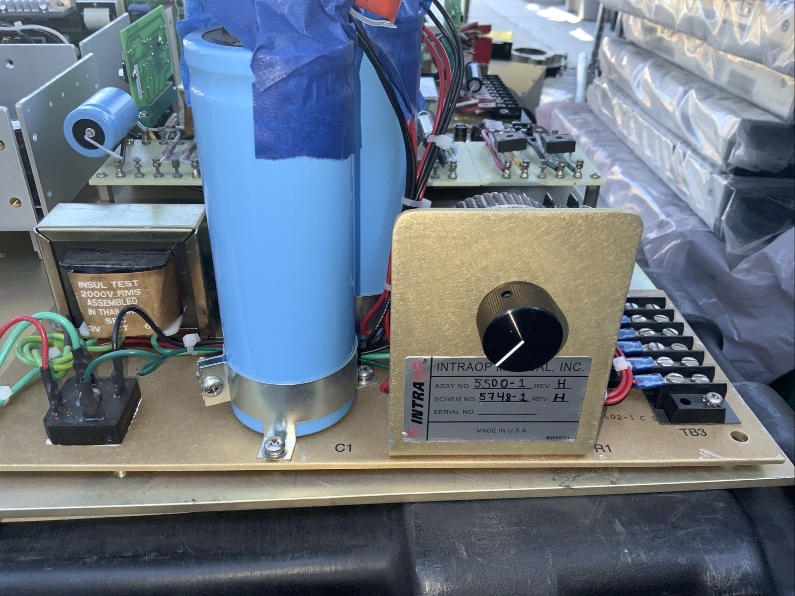 Mixed Lot INTRAOP / ACCURAY POWER SUPPLY, Untested, For Parts ONLY