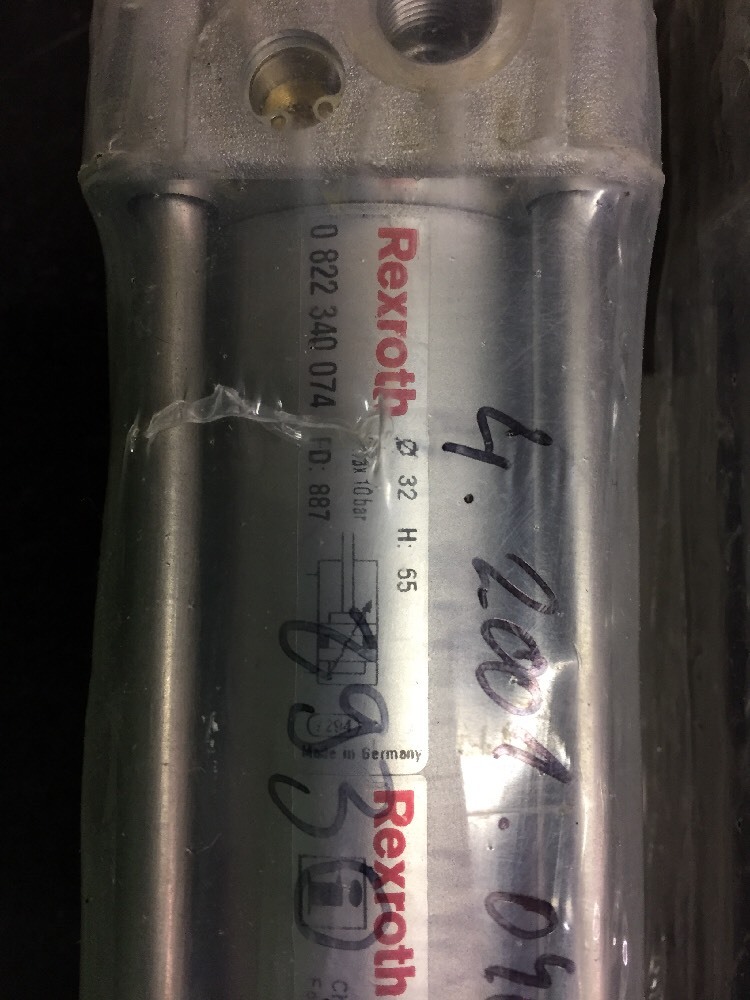 2 New REXROTH 0 822 340 074 Double Acting Air Pneumatic Cylinder
