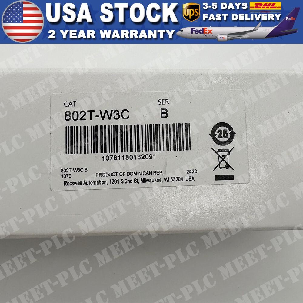 802T-W3C New Allen-Bradley Rod Lever 802T Limit Switch Levers in Stock 802TW3C