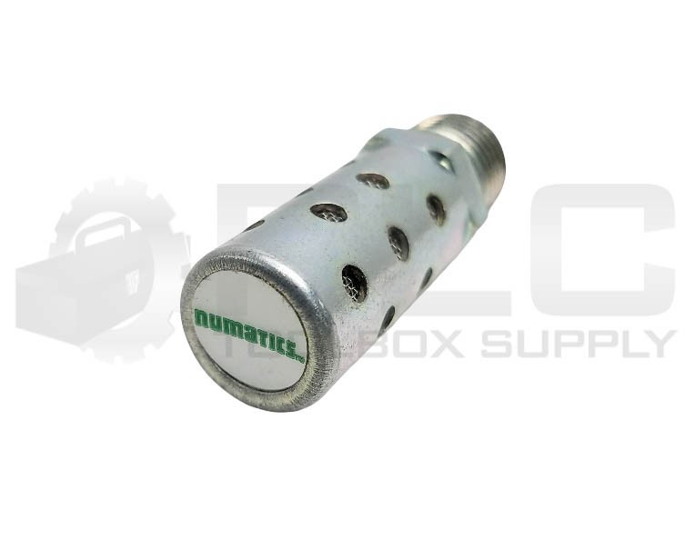 LOT OF 2 NEW NUMATICS PNEUMATIC SILENCER EXHAUST MUFFLER STEEL 1/4 NPT