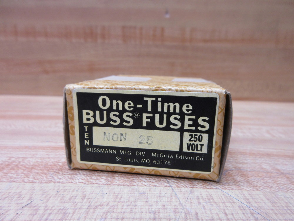 Buss NON-25 Bussmann Fuse Cross Ref 4XF92 (Pack of 10)