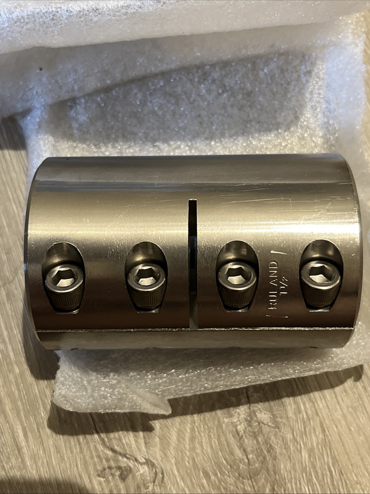 Ruland SPC-24-24SS, 303 Stainless Two-Piece Coupling 1-1/2″ x 1-1/2″ With Keyway