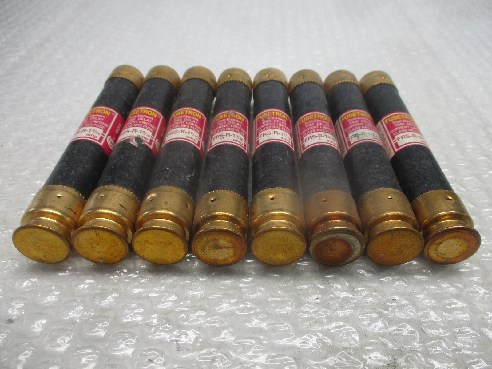 FUSETRON FRS-R-1-8/10 FUSE PINK LOT OF 8 NSNP