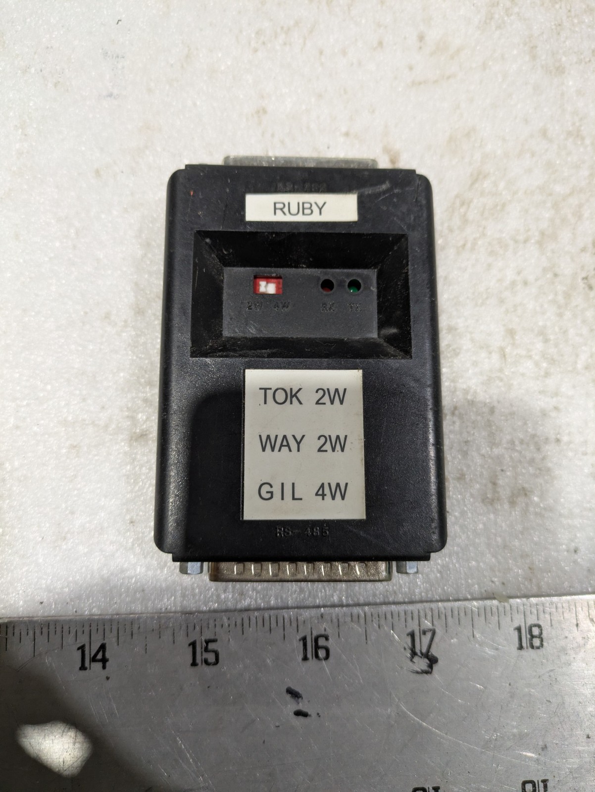 VERIFONE RS-232/RS-485 CONVERTER 13975-01 REV J