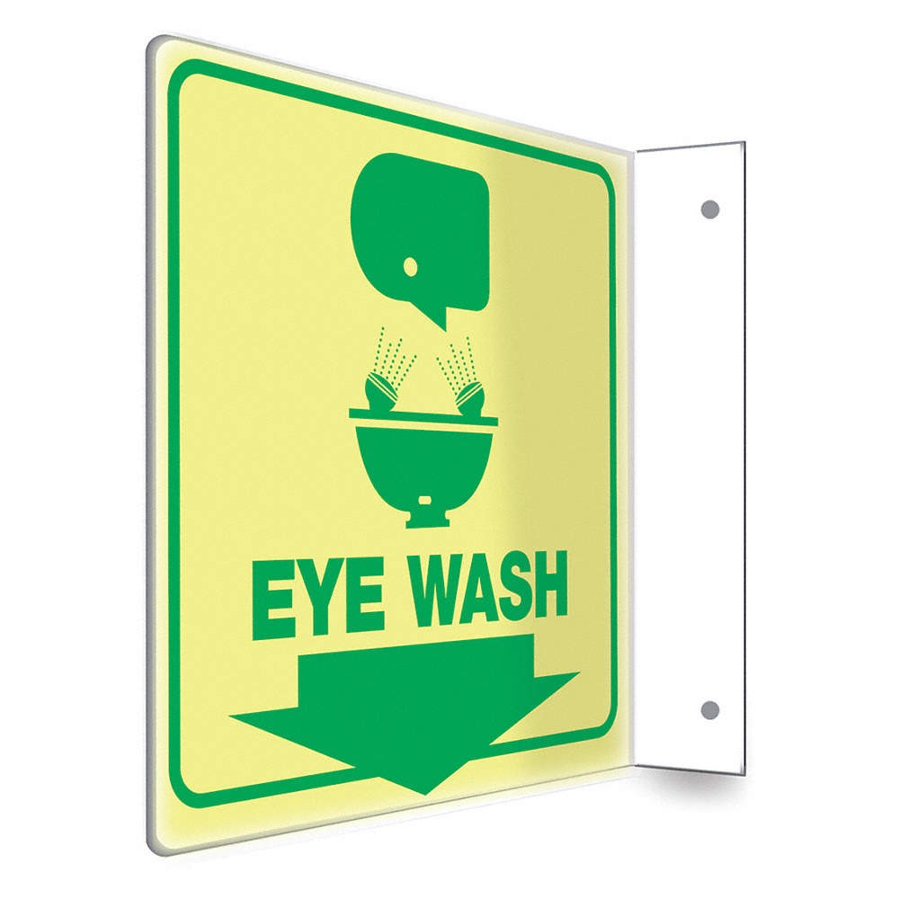 CONDOR 480W27 Safety Sign,8 inx8 in,PETG 480W27