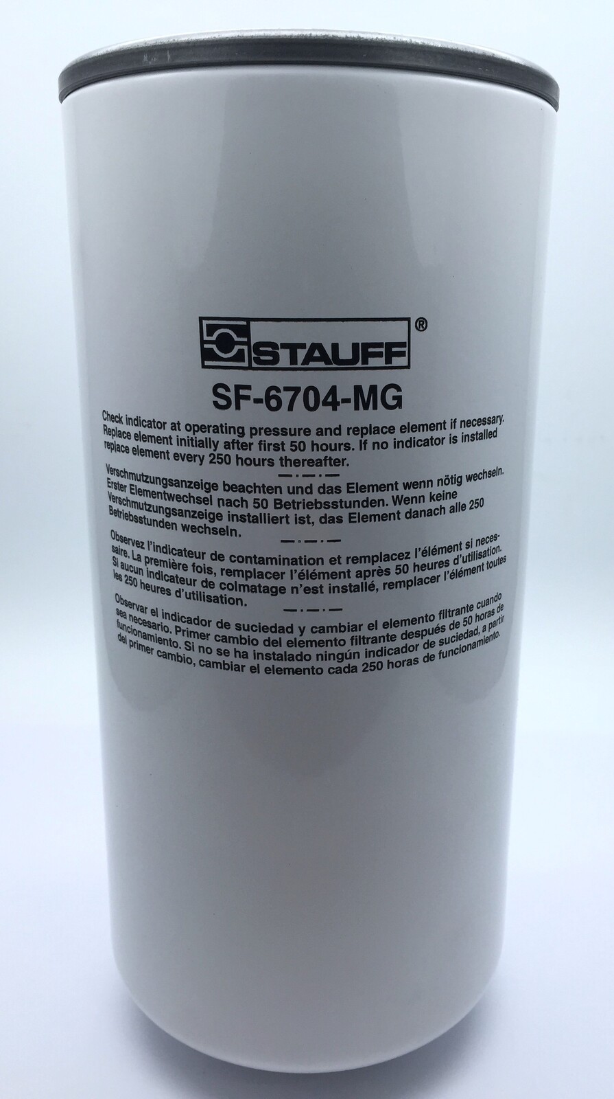 Stauff SF-6704-MG Filter Element Spin-on Cartridge 3 Micron 200 psi 1020013321