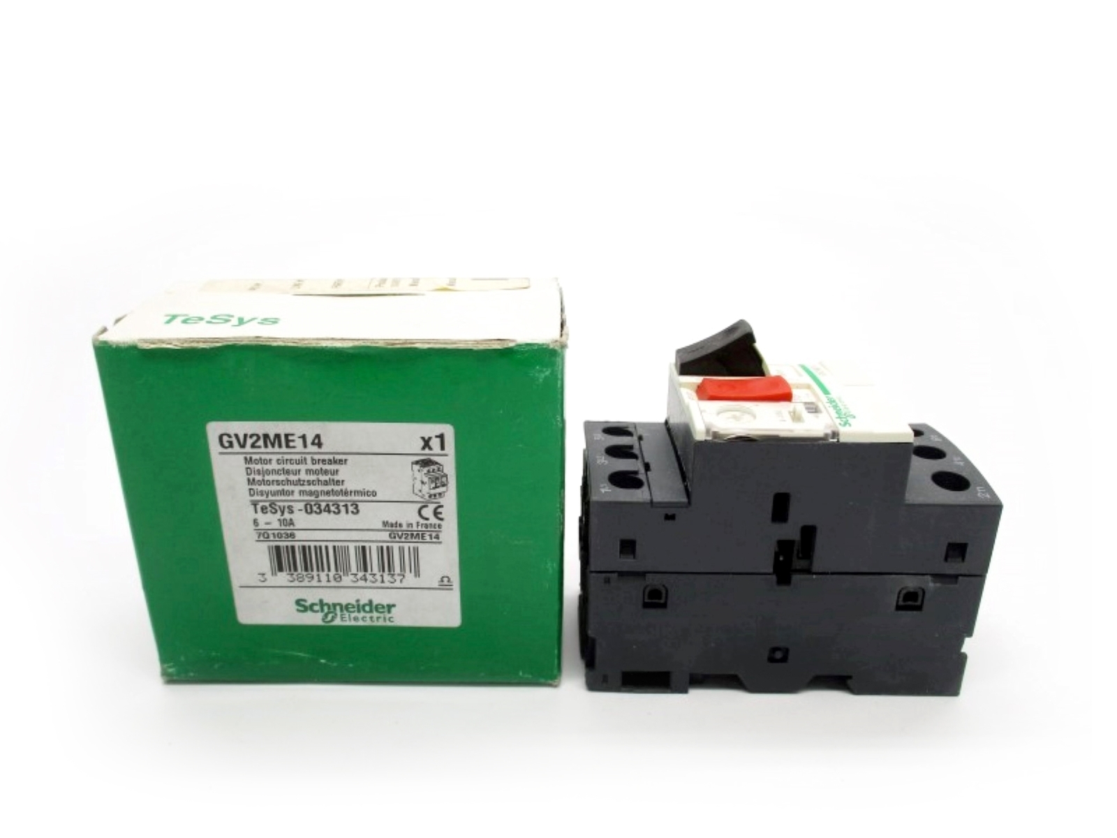 SCHNEIDER ELECTRIC GV2ME14 600V 6-10A NSMP