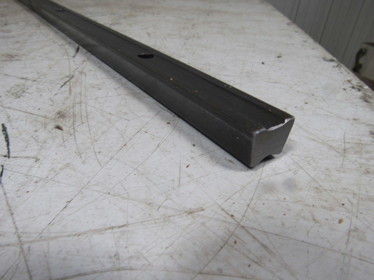 Thomson LSR-24-PD 48″ L Linear Shaft Support Rail Pre-Drilled Steel 1-1/2″ D