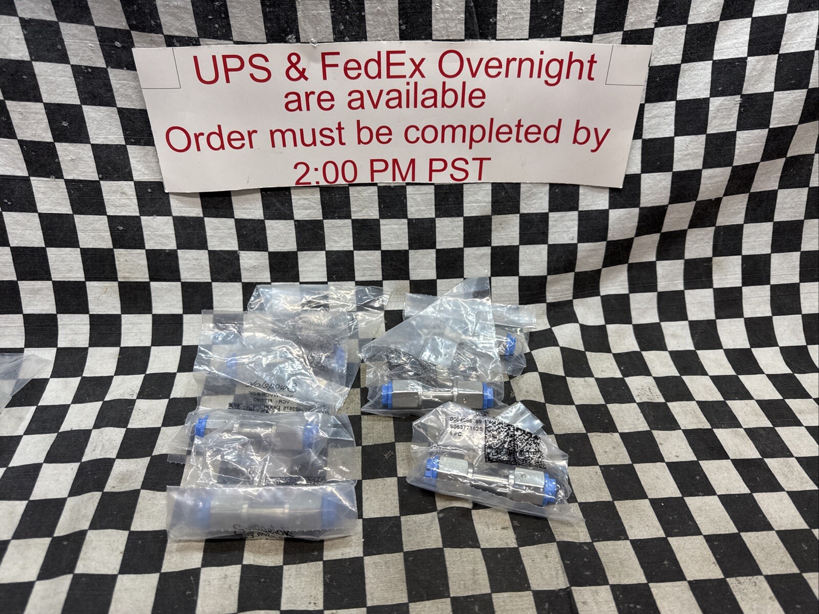 SWAGELOK SS-4-WVCR-6-DF, SS4WVCR6DF, LOT OF 6 #1549N3