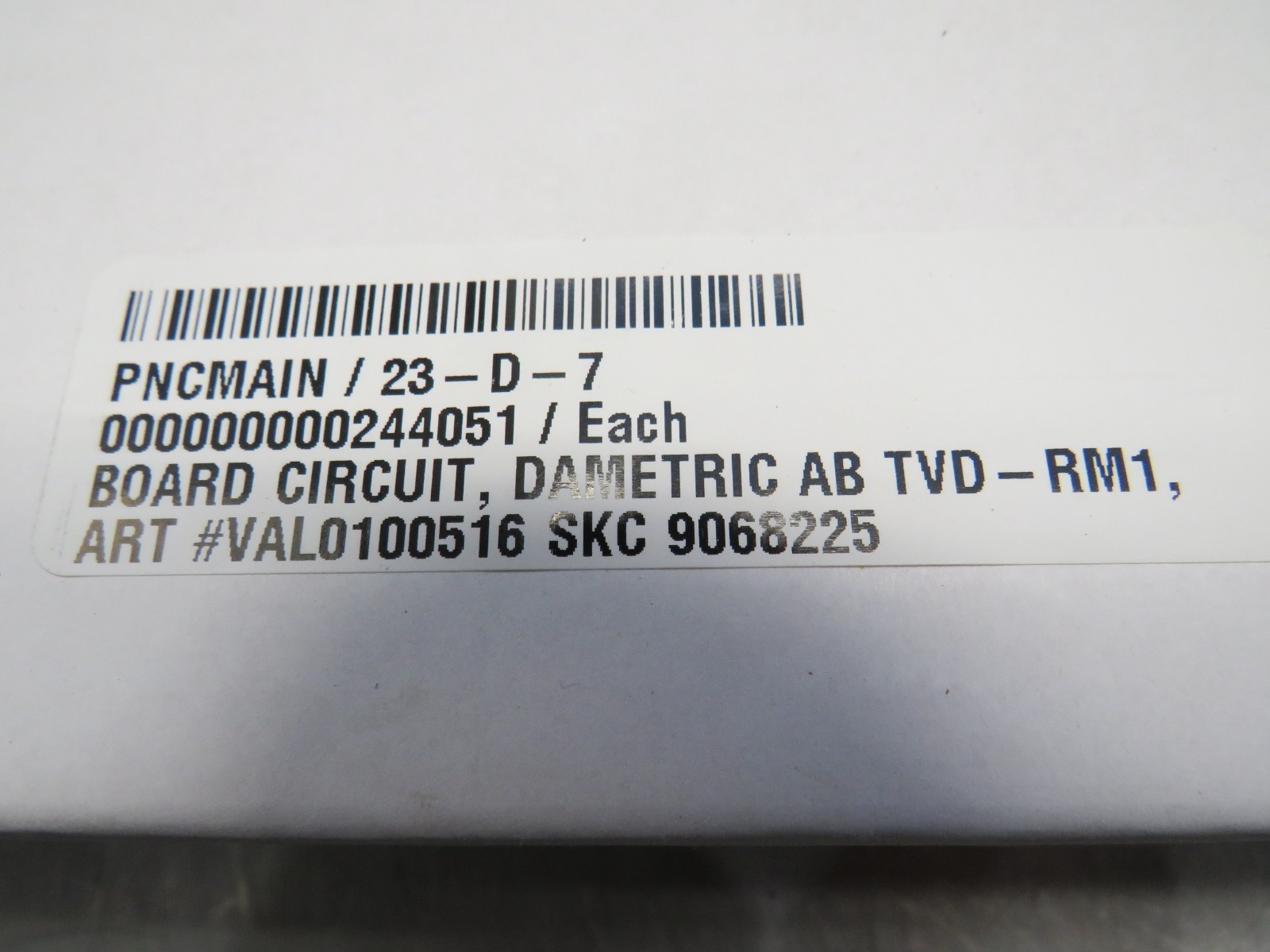 Dametric AB TVD-RM1 Board Valmet VAL0100516