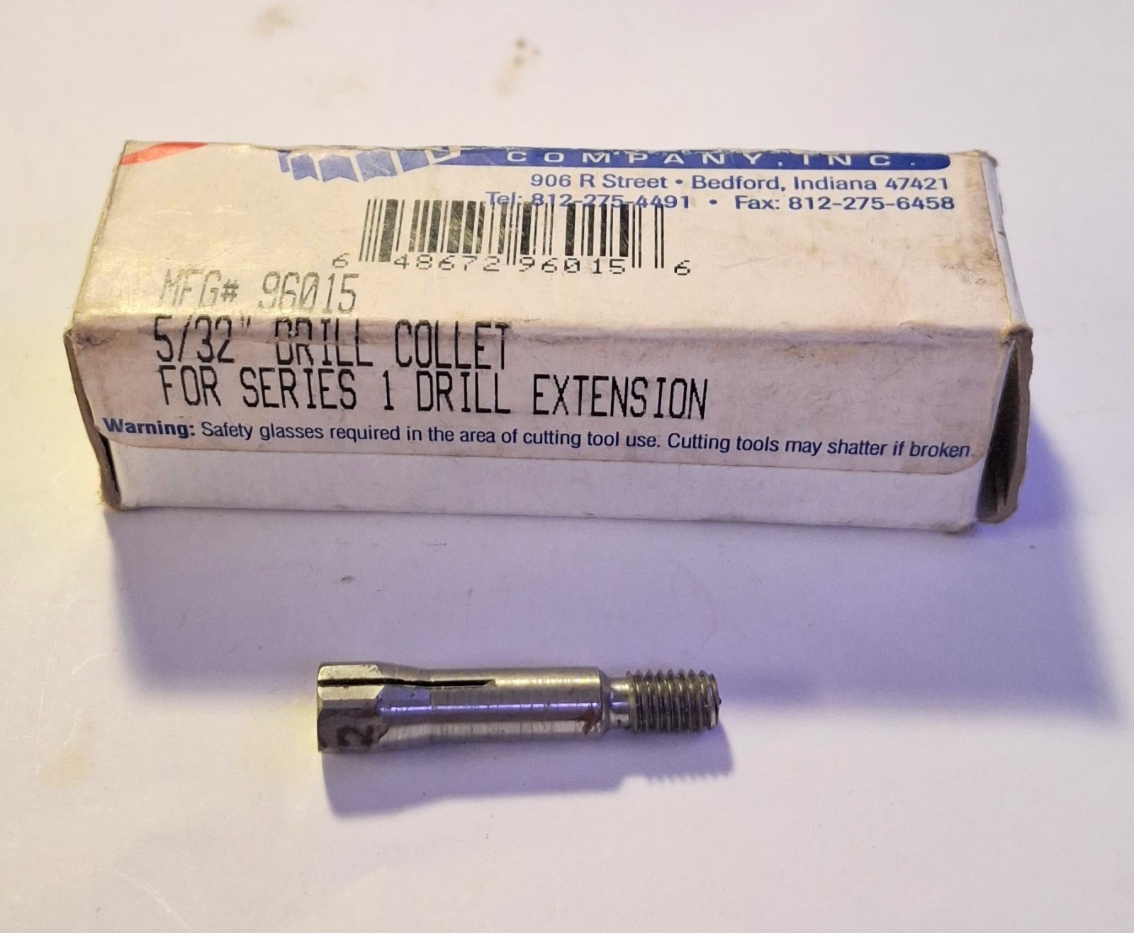 1 NEW WHITNEY TOOL 96015 5/32″ DRILL COLLET NIB ***MAKE OFFER***