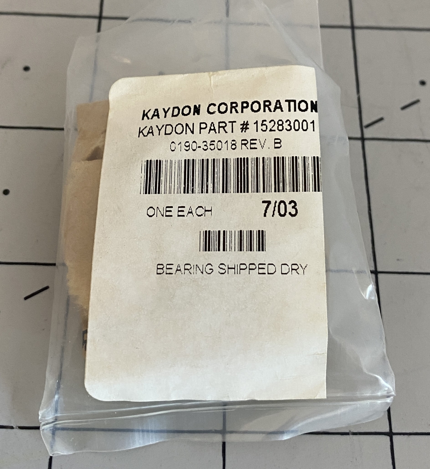 Kaydon Ball Bearing PN: 15283001 REV: B Applied Materials/AMAT 0190-35018