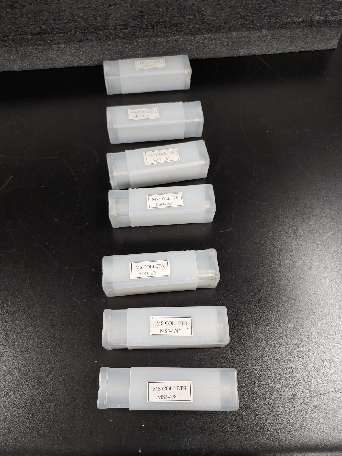 MS COLLETS ASSORTED Sizes MS3-1/8″ 3-1/4″ 3-1/2″ 3-3/4″ 3-3/8″ 3-3/16″ 3-5/8″