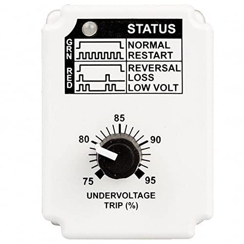 3 Phase Monitor Relay Spdt 240Vac 8 Pin