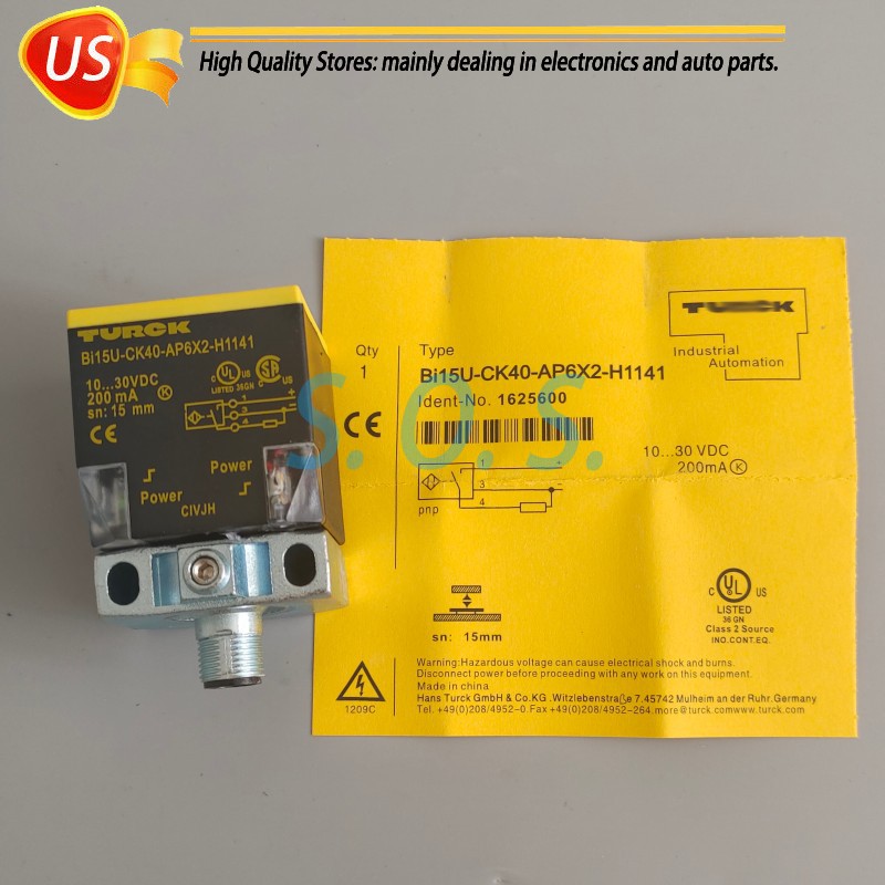 New Proximity Sensor Switch For Turck Bi15U-CK40-AP6X2-H1141 10-30VDC 200mA 15mm