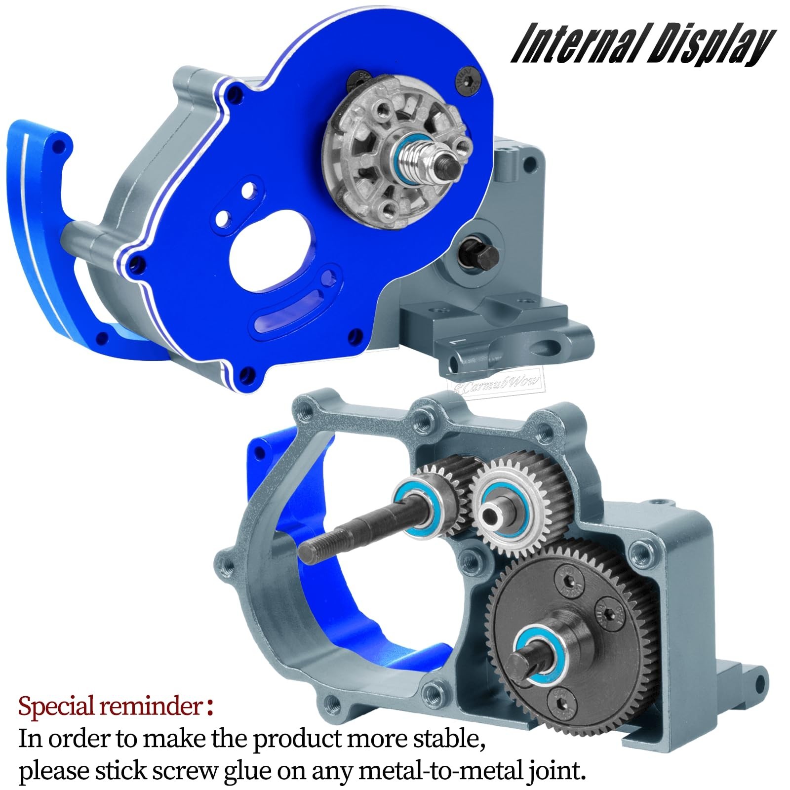 RC Transmission Complete Upgrades Part for 1/10 Slash 2WD(VXL),Rustler 2WD(VX…
