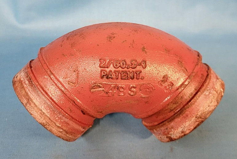 VICTAULIC FIRELOCK 90° DUCTILE IRON ELBOW M/N: 2/60.3-1