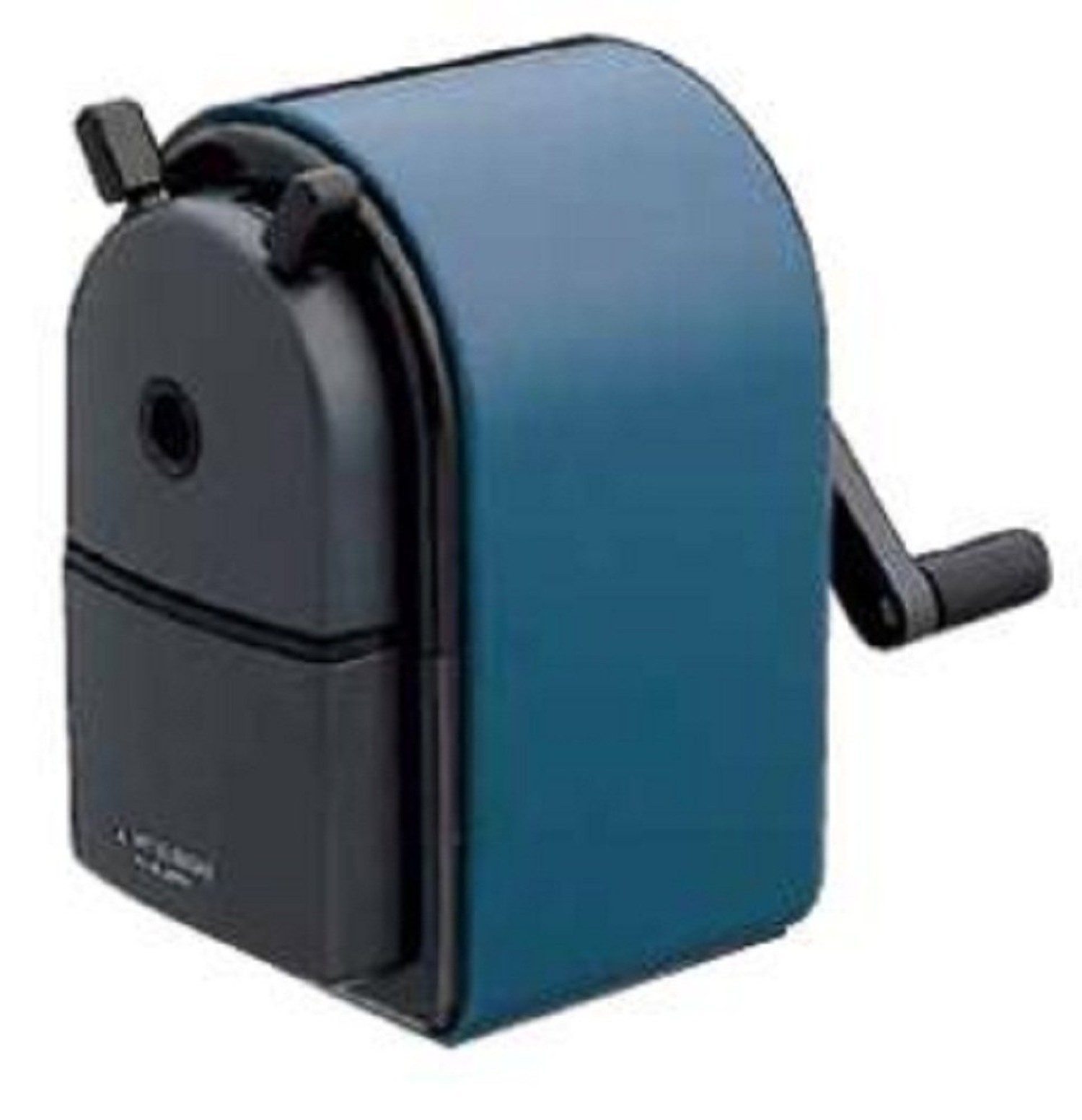 Uni KH-20 Hand Crank Wooden Pencil Sharpener – Blue (japan import) Single Item