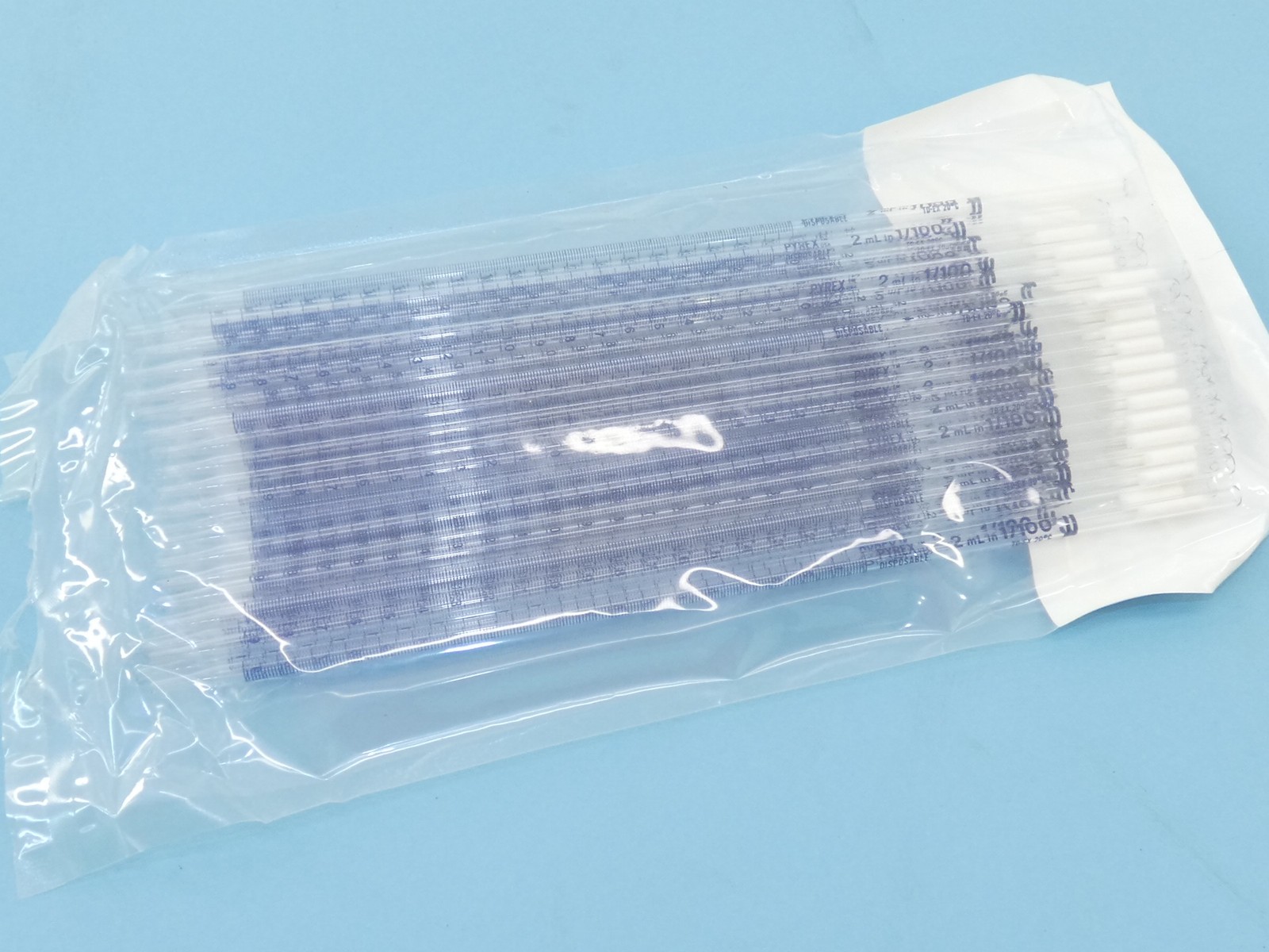 *Lot of 50* Corning Pyrex Glass Disposable Serological Pipets 2mL in 1/100 – …