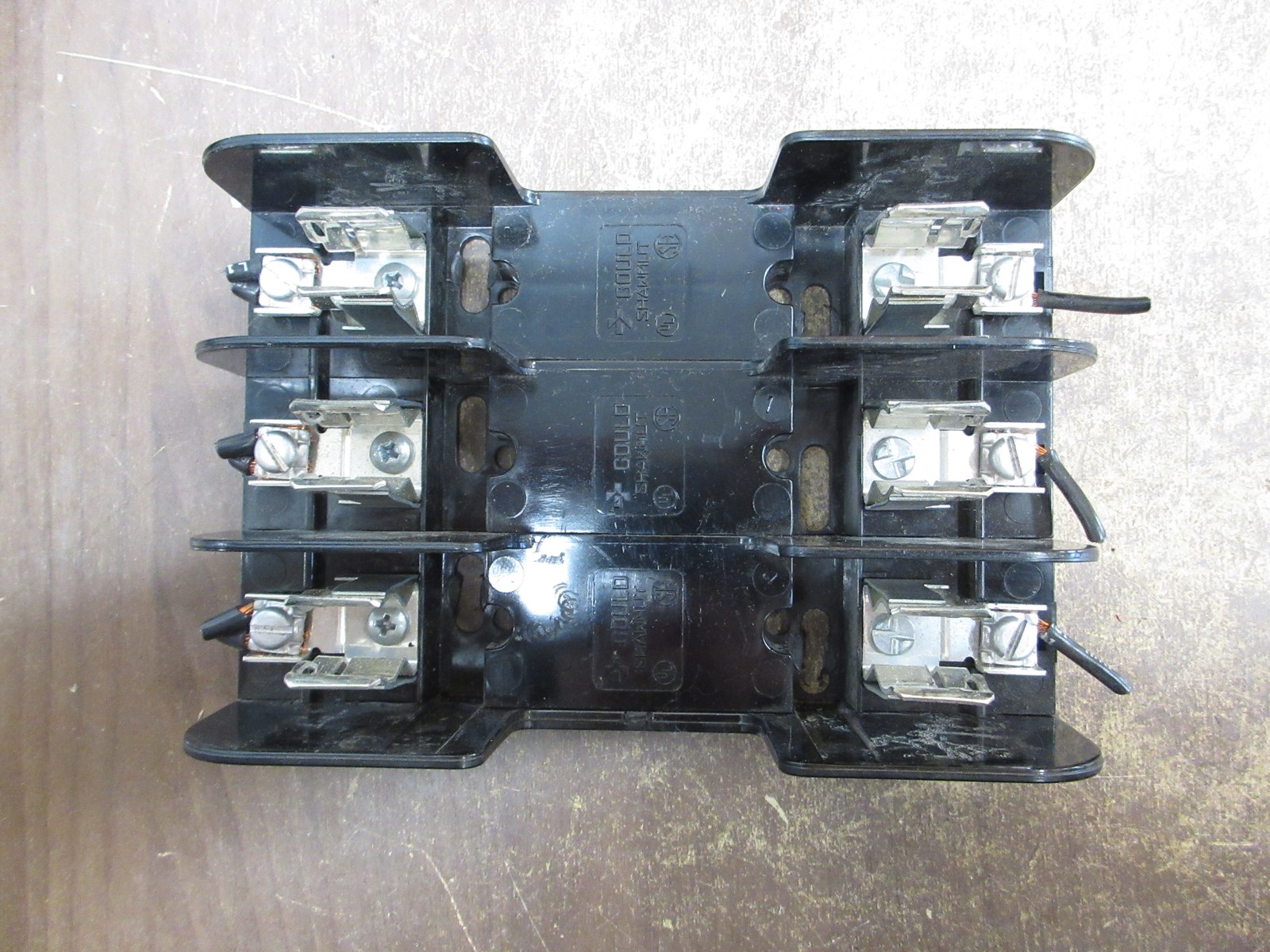 Gould Shawmut Fuseholder 60328R 30A 600V 3P Used