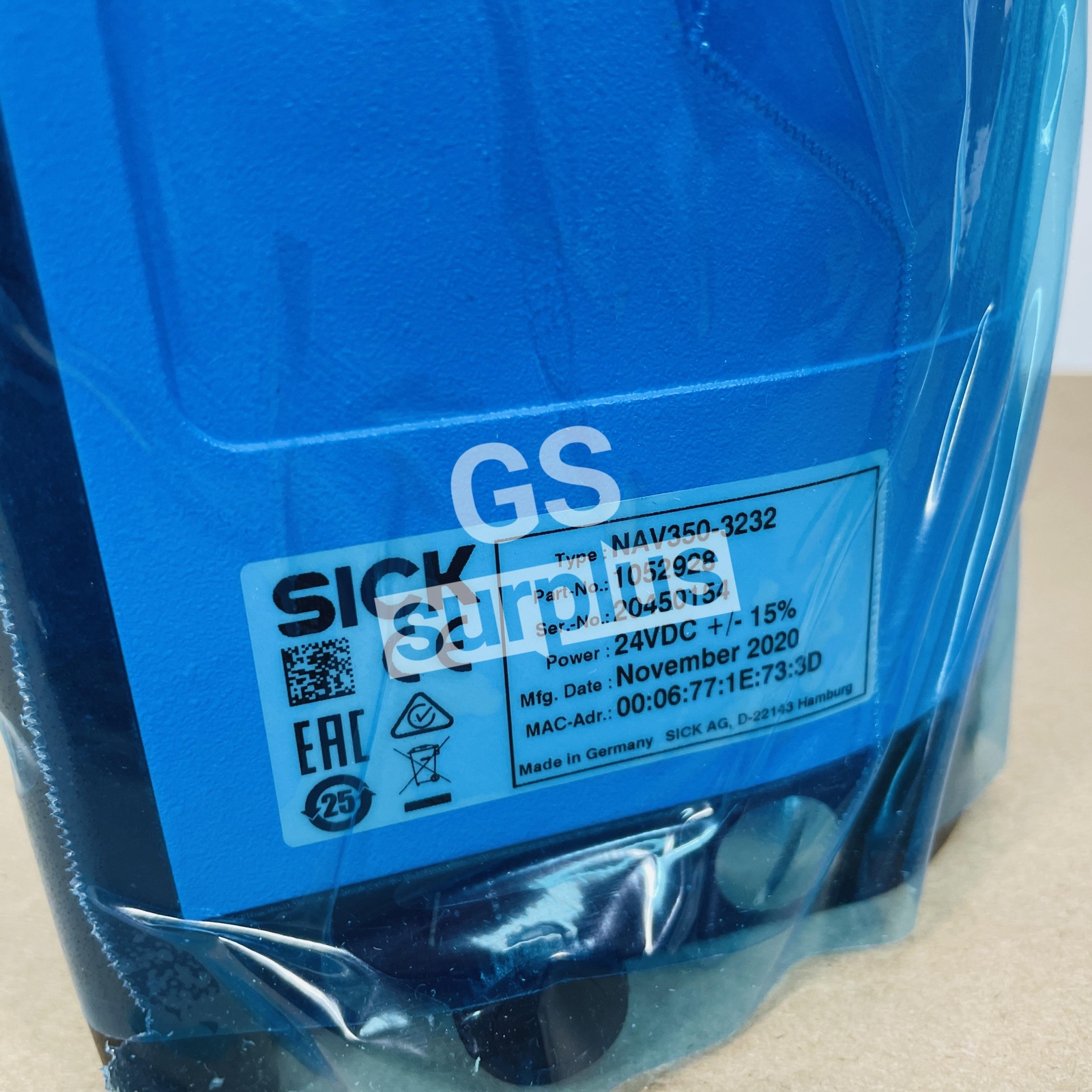 SICK NAV350-3232 / 1052928 Indoor 2D LiDAR Sensor (New no box)