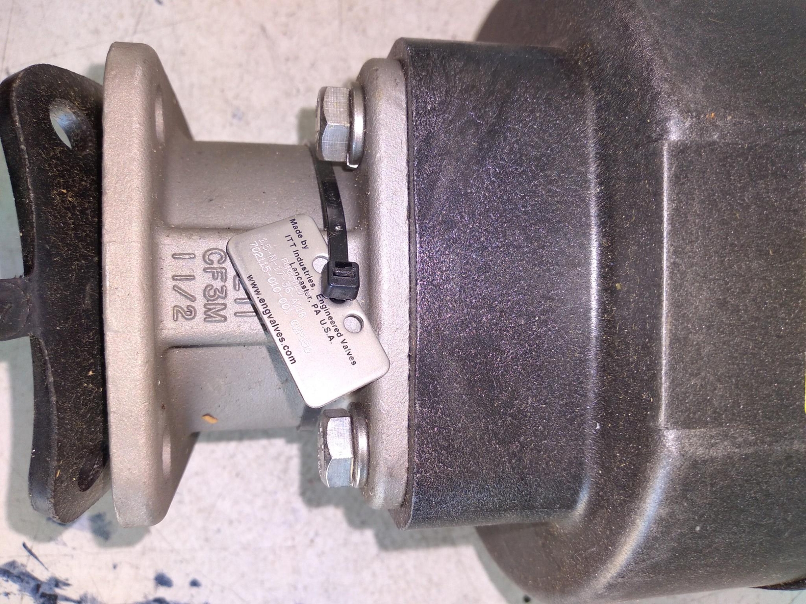 ITT DIAPHRAGM ENG VALVES 1.5-N-17-36-A116 90PSI 1-1/2″