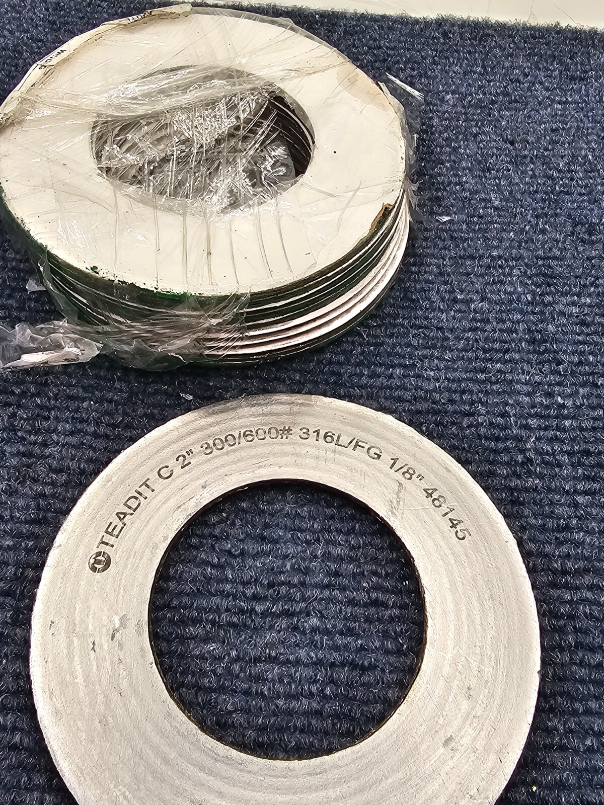 (10 PIECES) TEADIT MB905316.18.2.300 Metal Gasket, 2″ Size, 1/8″ Thick, 300/600#