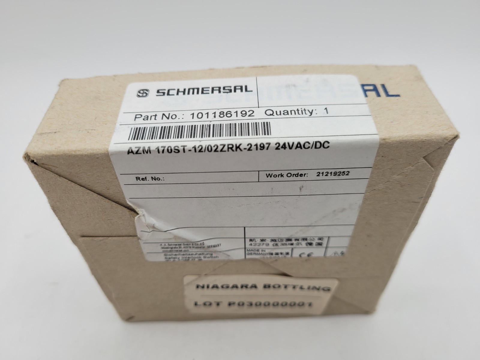 SCHMERSAL AZM 170ST-12/02ZRK-2197 Safety Switch