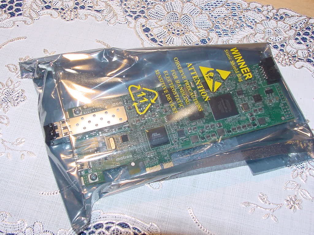 Matrox XT02A-FESLPAF, PCI Express x1 Fiber-Optic Interface Card KVM Extender NEW