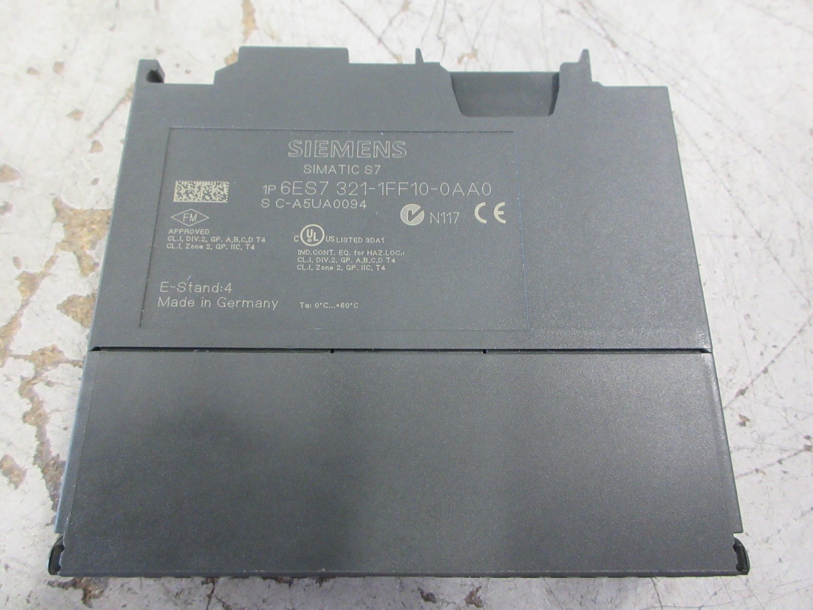 Siemens Simatic S7 Digital Input Module 6ES7 321-1FF10-0AA0 E-Stand: 4 Used