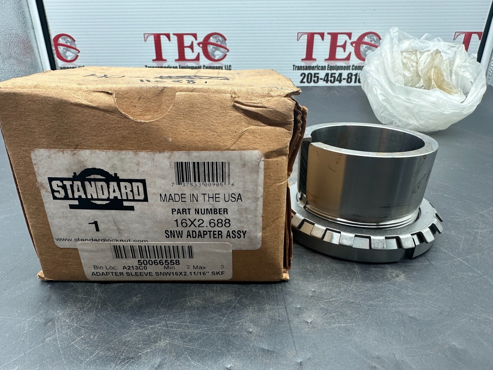 SNW-16X2 11/16” Standard Locknut